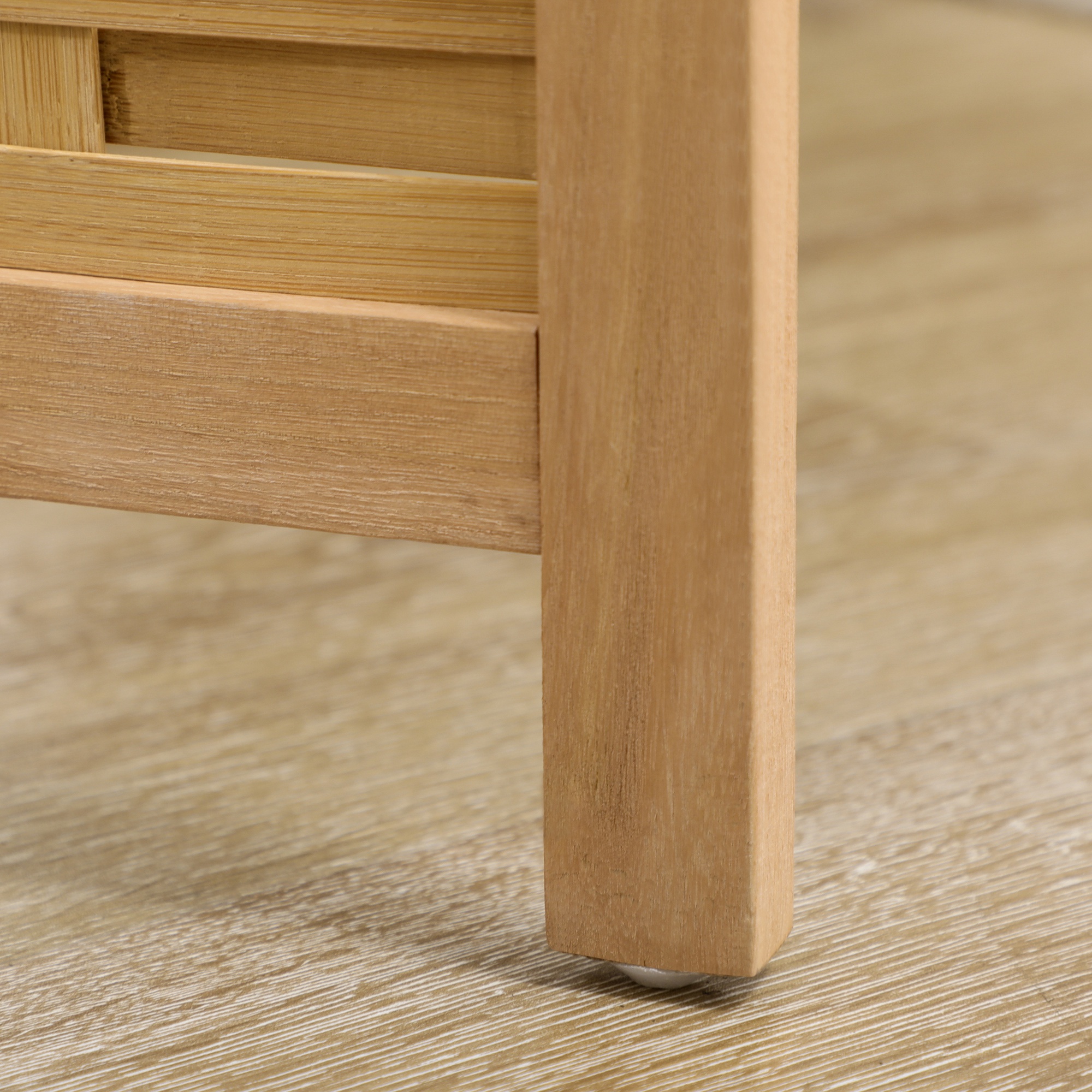 Raumteiler Klappbare Trennwand Sichtschutz, Bambus, 3-teilig, 120 cm x 170 cm x 1,8 cm, Natur