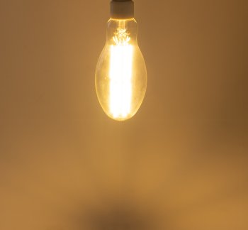 LED Filament-Lampe E27 30W "FHE-30" / 4575lm, 2700K, warmweiß, ØxH 9x24cm