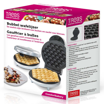 Blasenwaffeleisen Comfortbakery mit Kontrollleuchte und Antihaftbeschichtung