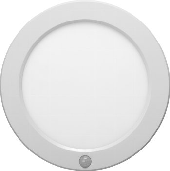 LED Deckenleuchte "BUTON" mit PIR-Sensor / Ø 23cm, 10/15/18W - 3000/4000/6000k