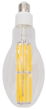 LED Filament-Lampe E27 50W "FHE-50" / 7841lm, 2700K, warmweiß, ØxH 9x24cm