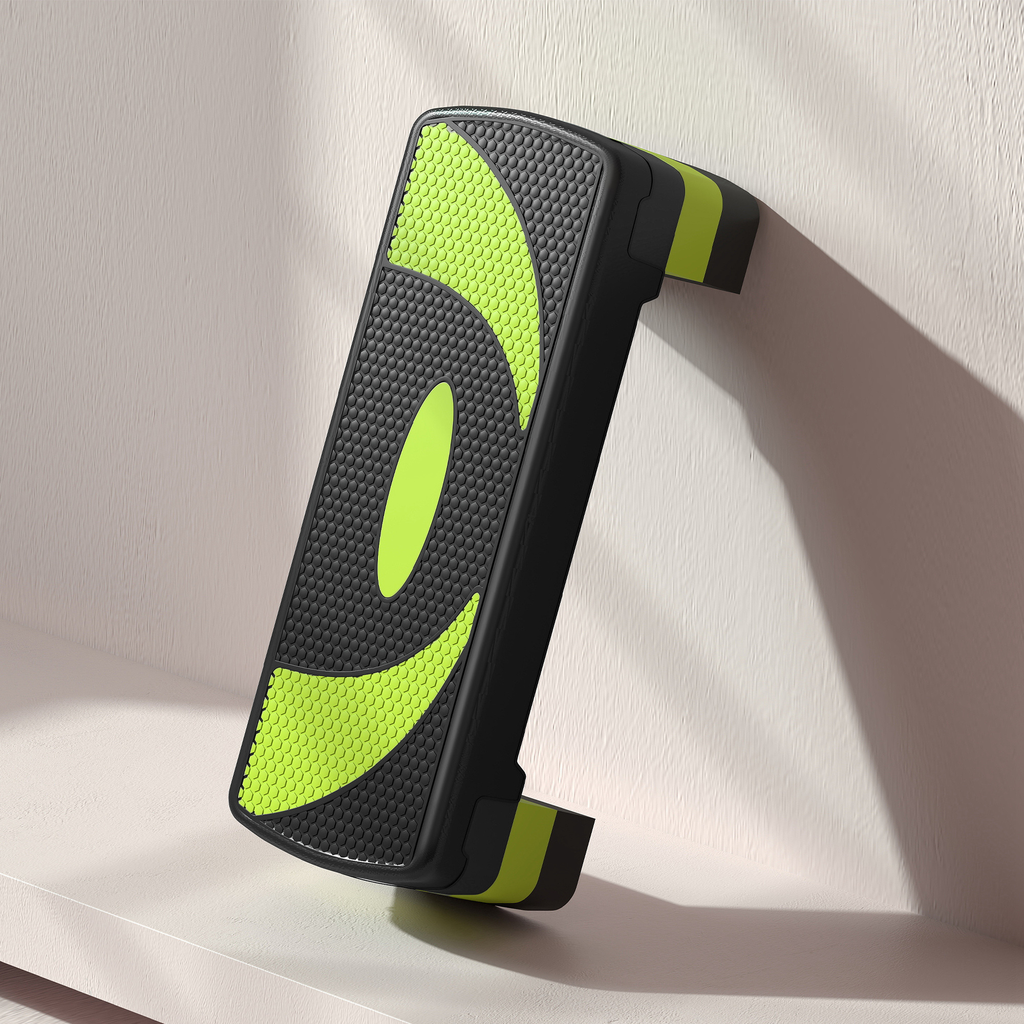 Aerobic-Stepper, höhenverstellbar, für Indoor und Outdoor, Belastbarkeit bis 150 kg, 80 x 31 x 10-20 cm, Grün