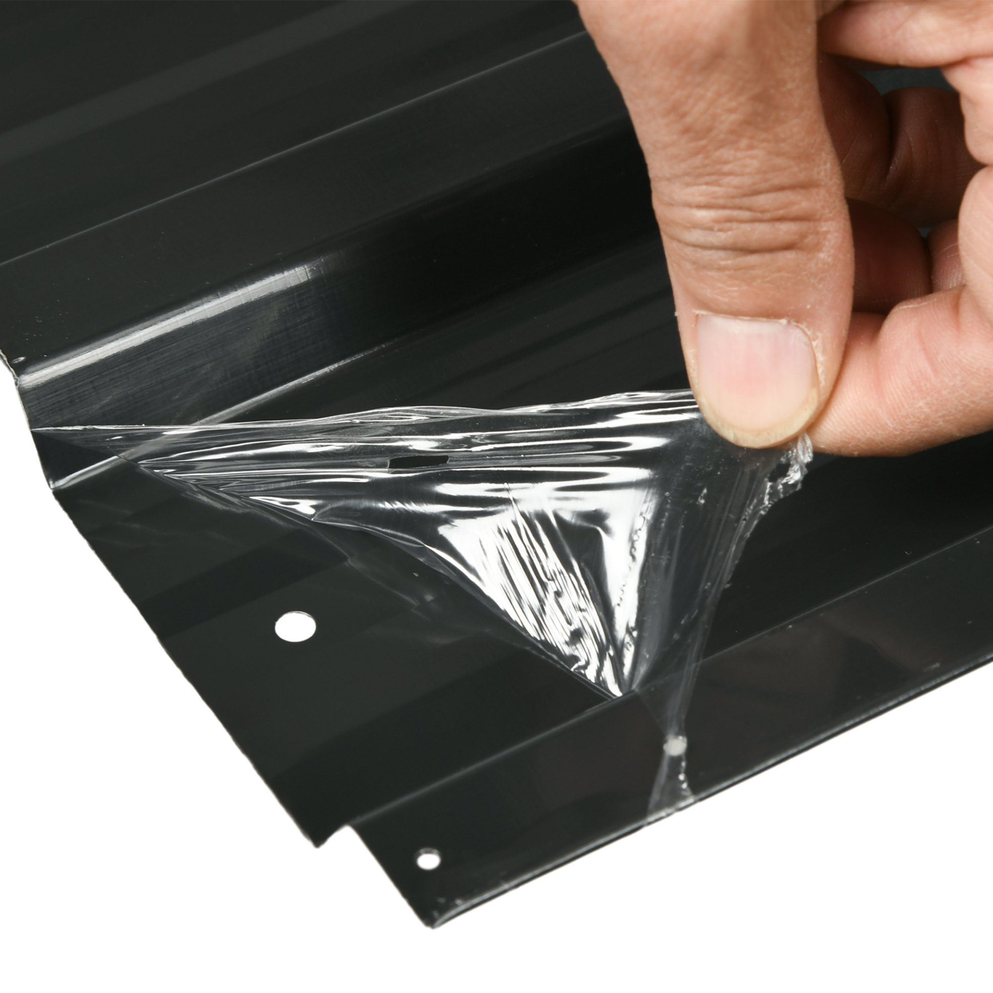 12 Stück Trapezblech 129x45cm 7m² Verzinkt Dachblech 0,25 mm Wetterfest Profilblech Dunkelgrau