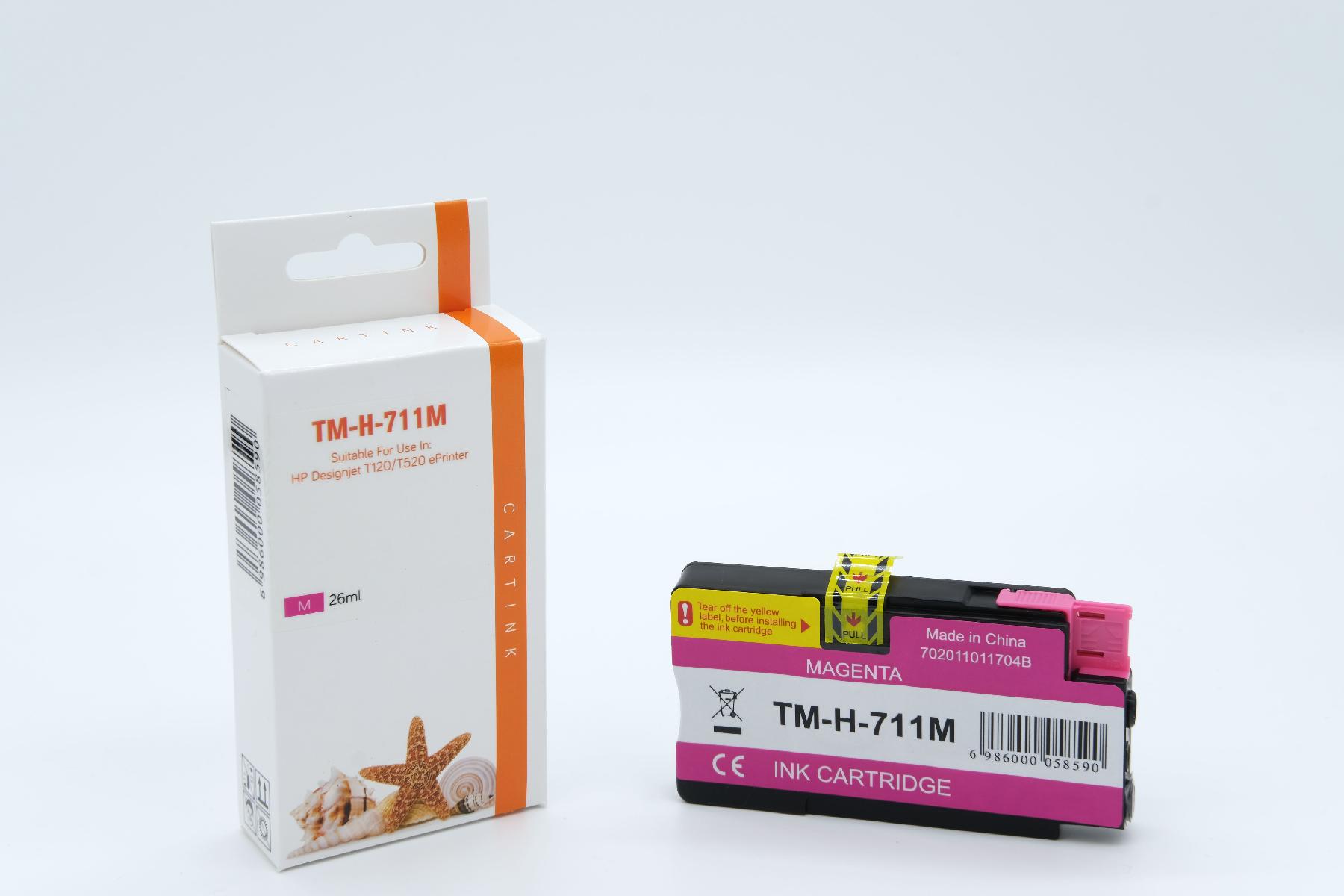 711 Refill Tinte magenta für HP / CZ131A / 26ml