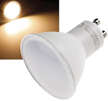 LED Strahler GU10 "H50" 3-Stufen-Dimm, 2900k, 420lm, 230V/5W, 110°, warmweiß