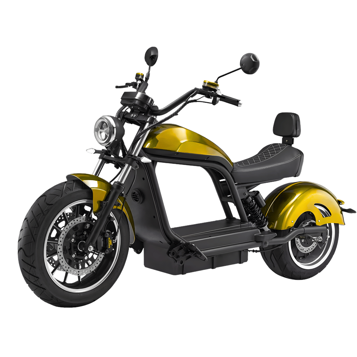 LUQI LH-9 ELEKTRO-CHOPPER 45 KM/H gelb