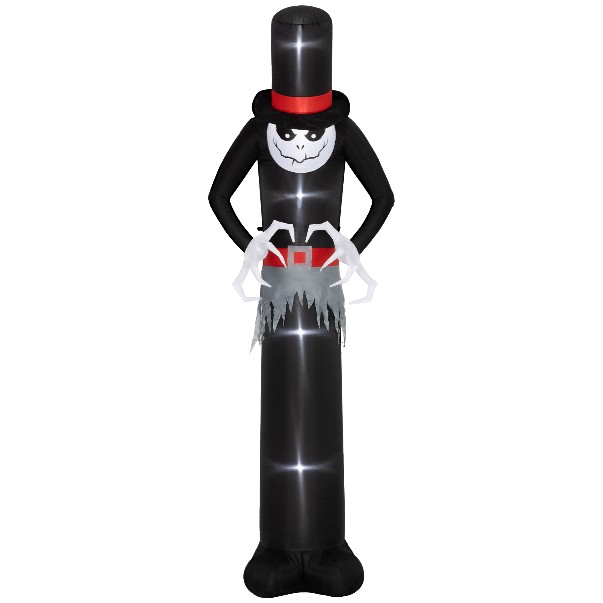 Halloween-Dekoration 3 m riesiger Sensenmann mit LED-Beleuchtung für Outdoor, IP44