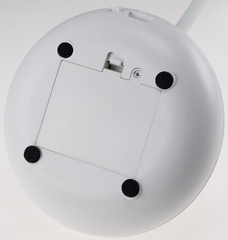 LED Tischleuchte mit Schwanenhals / Batterie, dimmbar, warmweiß, Weiß