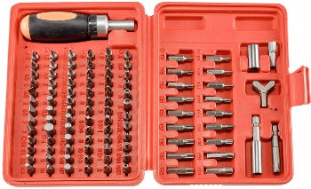 Bitsatz "Multi Box 101", 100 Bits und Ratschen-Schraubendreher