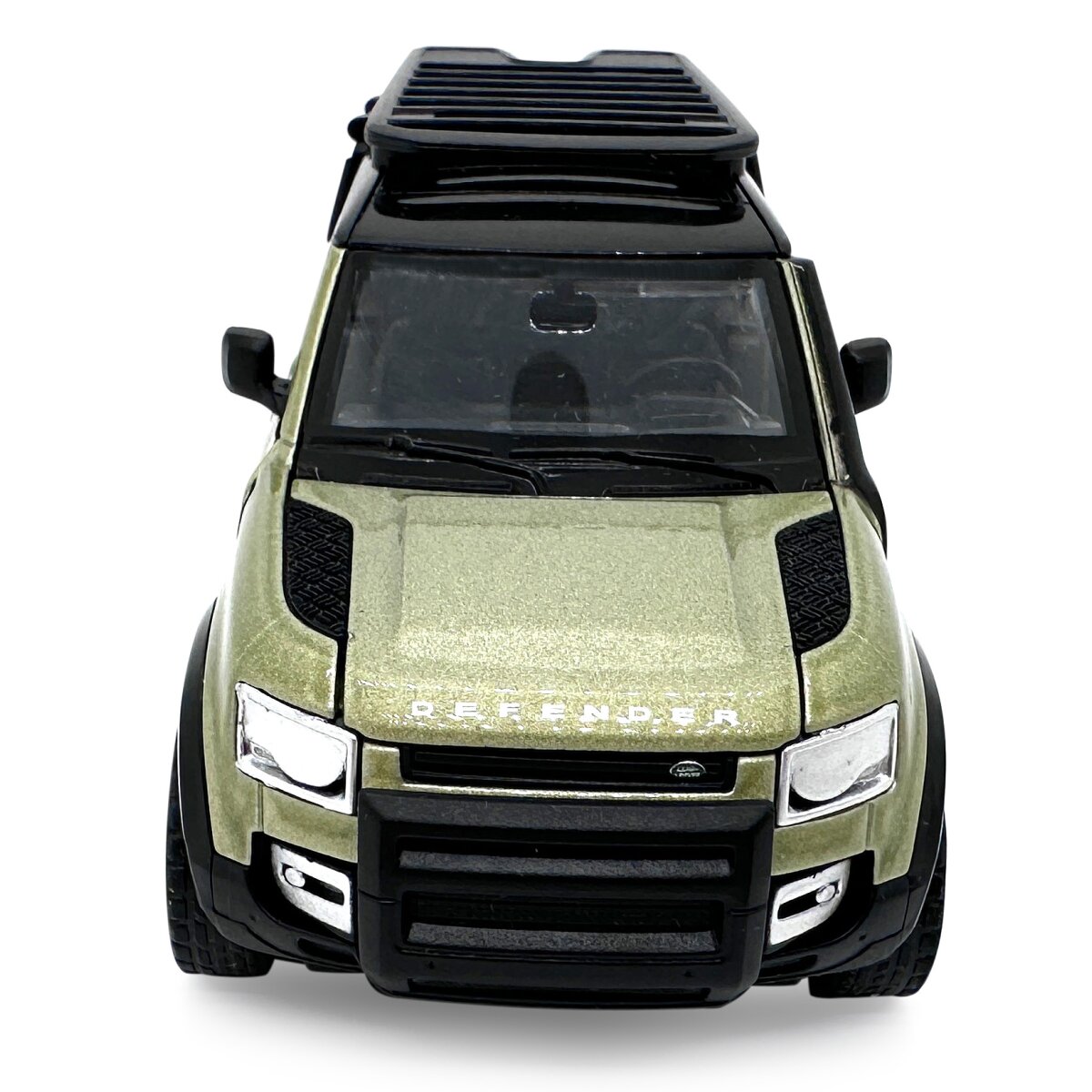 Land Rover Defender 110 Diecast 1:43 grün 2in1