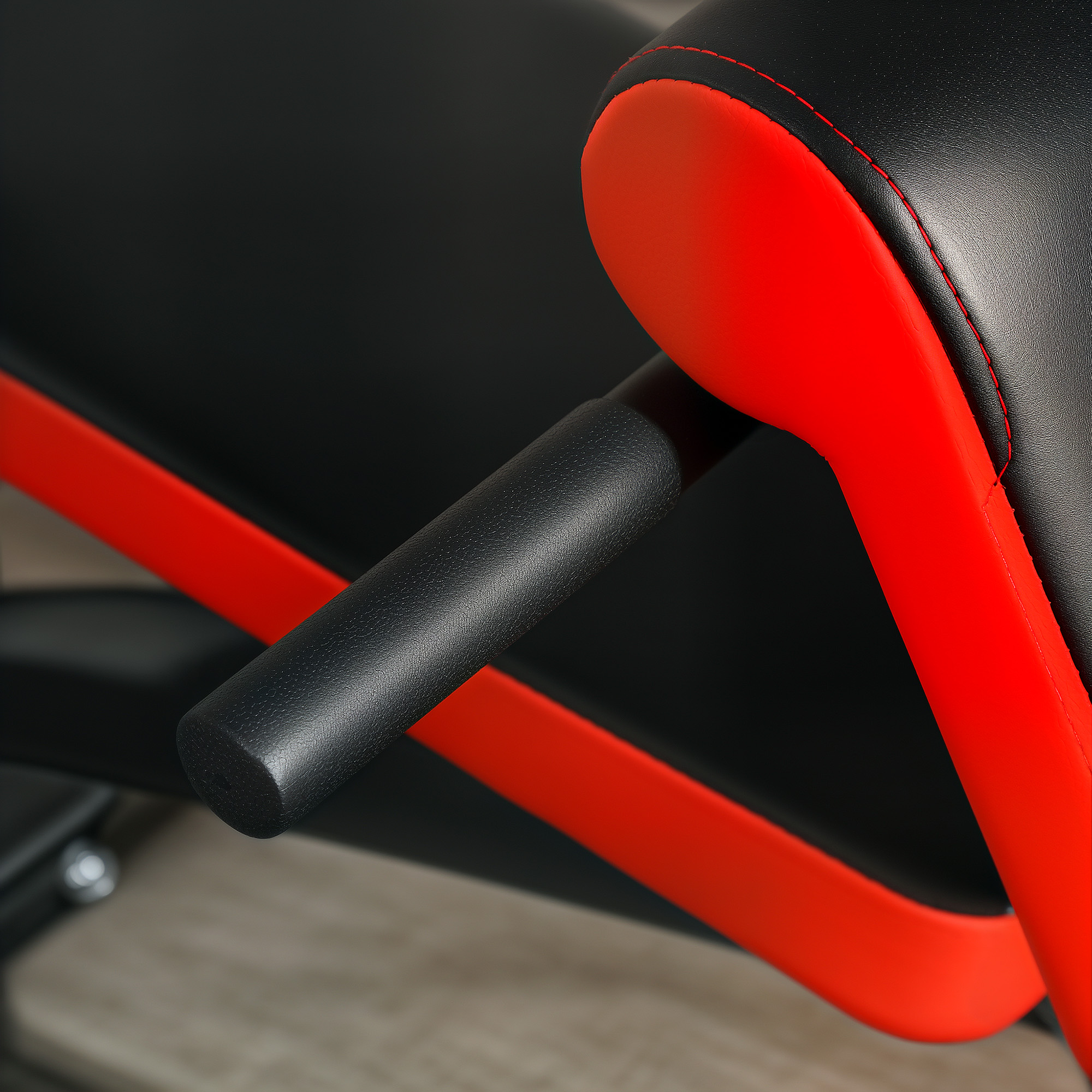 Hantelbank, Multifunktions-Trainingsbank, Klappbar Fitnessbank, bis 120 kg belastbar, Stahl, Schwarz