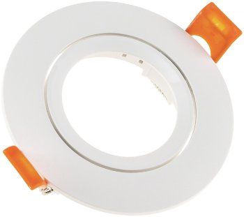 Decken-Einbaustrahler "CT-K86" weiß / schwenkbar, Ø86mm, für 50mm Lampen