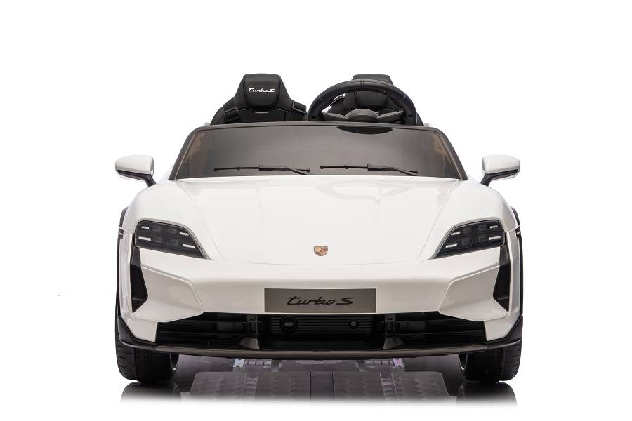 Elektro Kinderfahrzeug „Porsche Taycan Turbo S“ - weiß