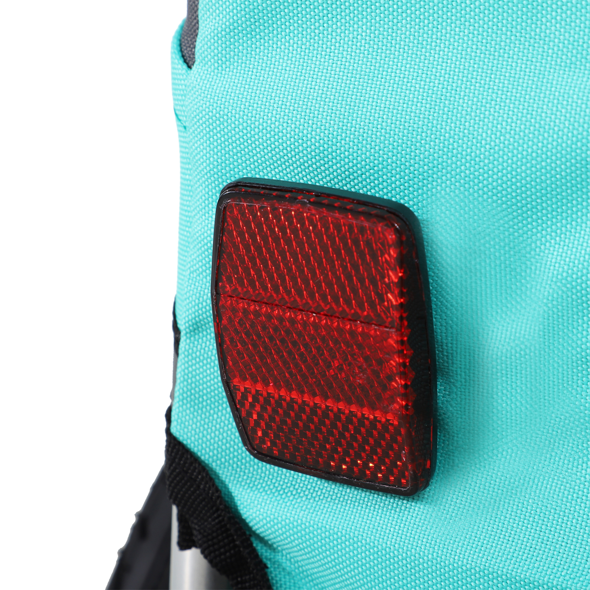 Haustieranhänger Hundeanhänger Fahrradanhänger bis 20kg klappbar Reflektor Regenschutz Stahl Grau + Grün 130 x 73 x 90cm