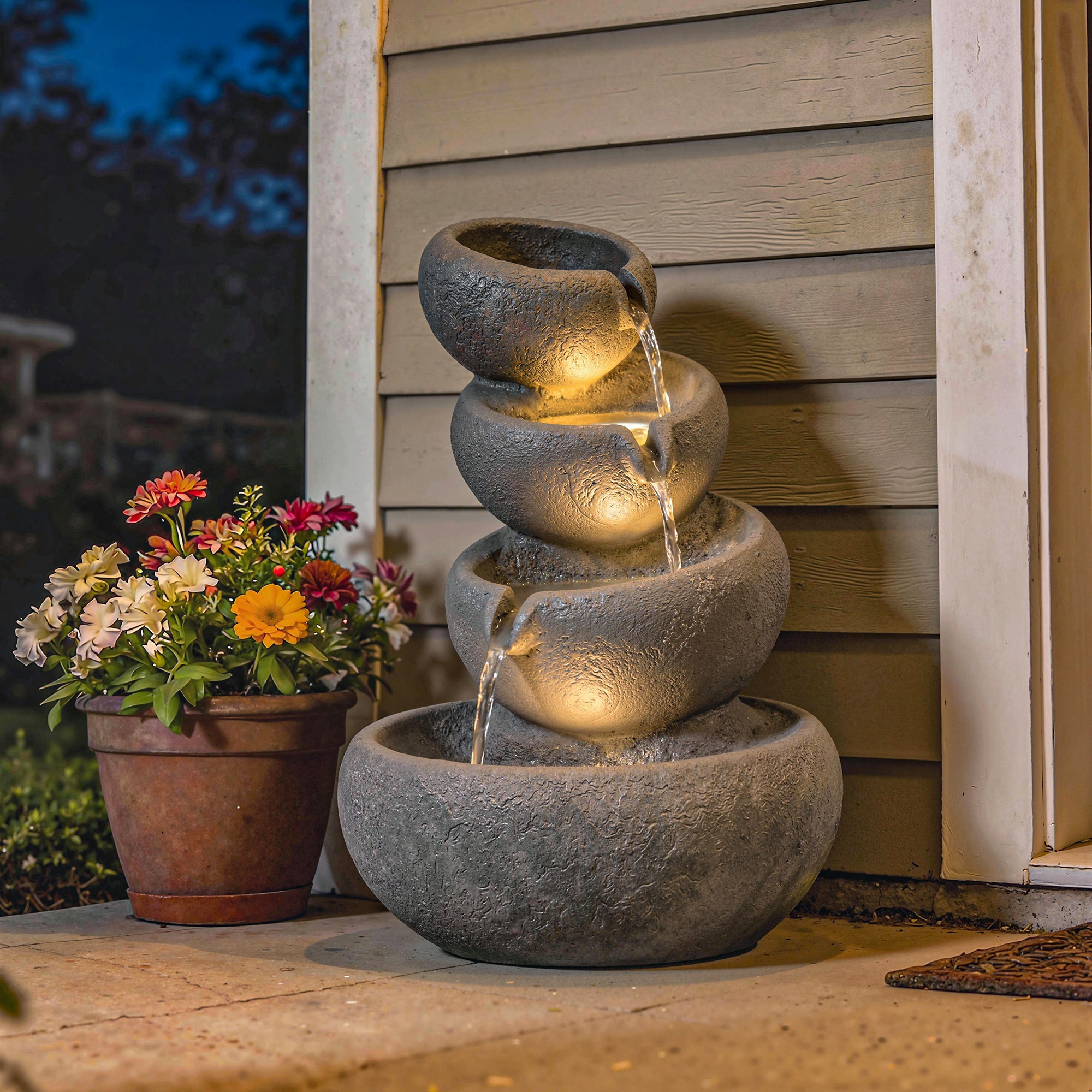 outsunny-springbrunnen-outdoor-aus-kunstharz-4-stufig-gartenbrunnen-mit-led-beleuchtung-pumpe-steinoptik-35-x-32-x-50-cm~23OOJ1KN9V801