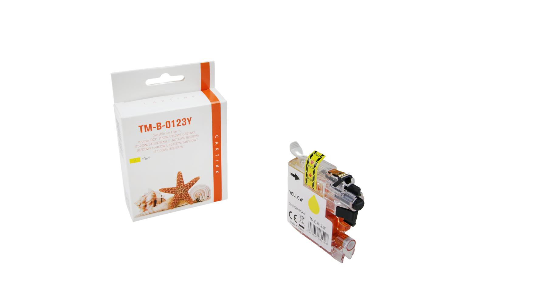 LC121/123Y alternativ Seestern Tinte yellow für / LC123Y / 10ml