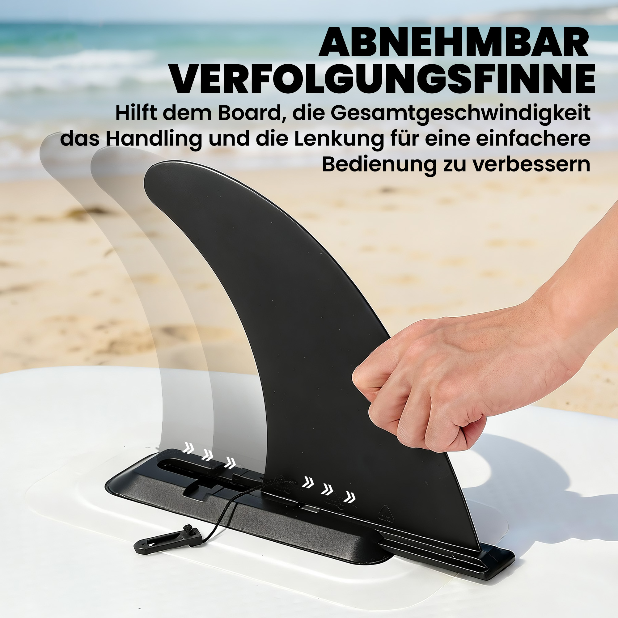 Stand Up Paddling Board Set Aufblasbar 305cm SUP Board mit Aluminium-Paddel abnehmbarer Finne Fußschlaufe