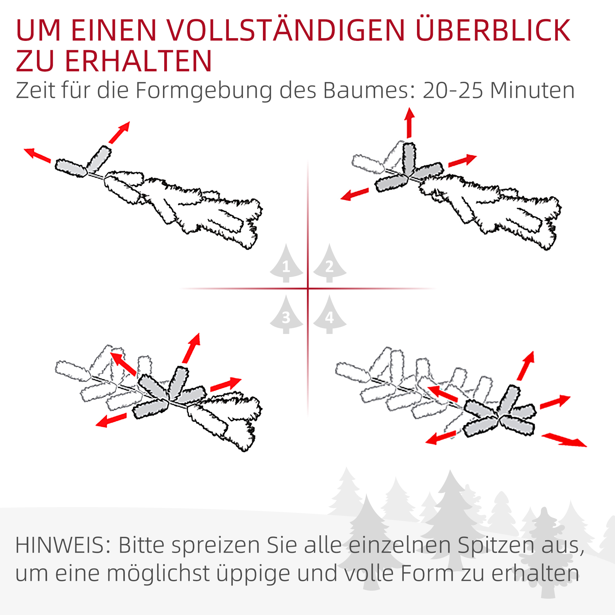 Künstlicher Weihnachtsbaum, schlank, Tannenzapfen, flammenhemmend, 46 x 165 cm, Grün