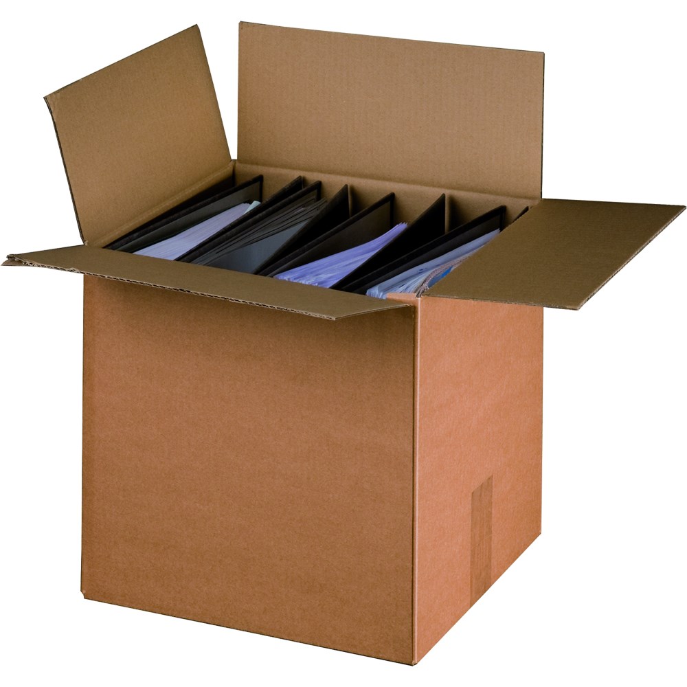 Ordnerversandkarton für 4-5 Ordner, 325x290x325mm, braun, 1-wellig, VPE10