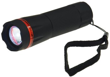 LED-Taschenlampe ARCAS 1W, 60lm, Zoom, LxØ 110x30mm, inkl. Batterie