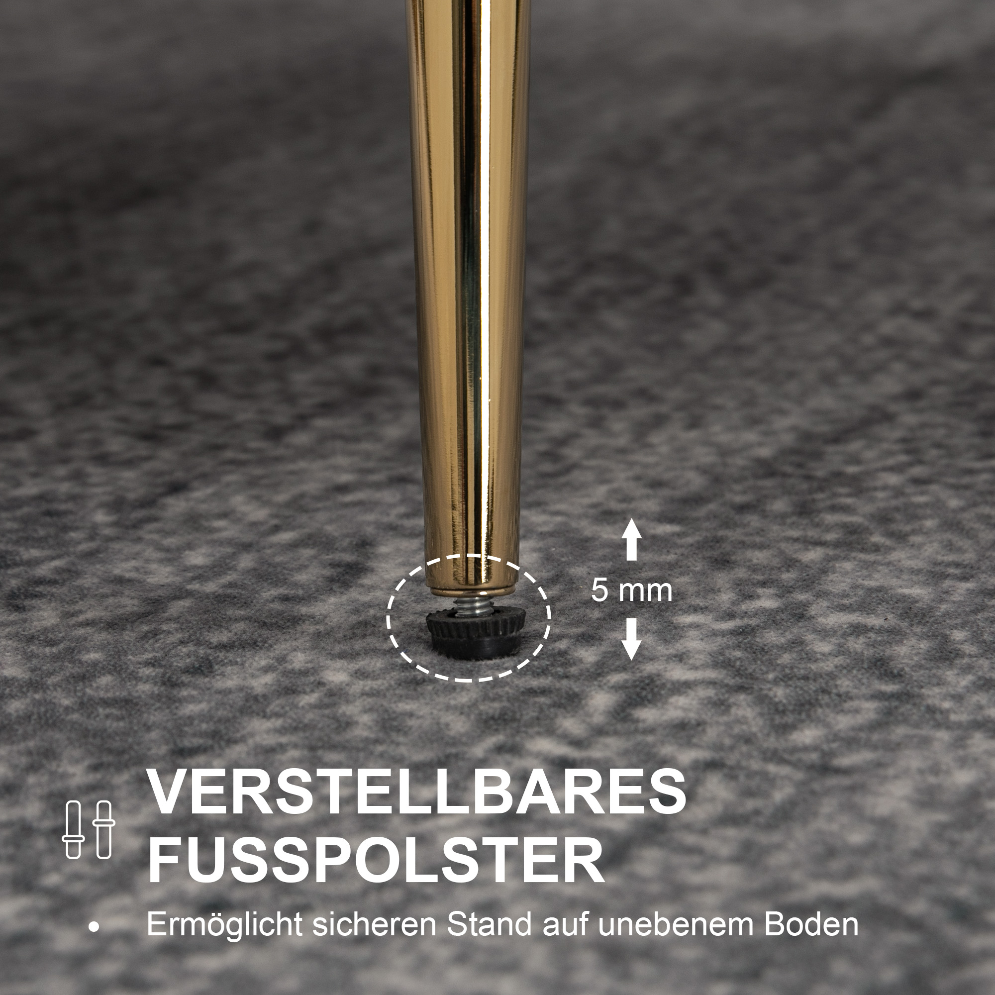 Polstersessel in Muschelform, Relaxsessel, Entspannungssessel, Metallbeine in Goldoptik, 79L x 77B x 77H cm, Weiß