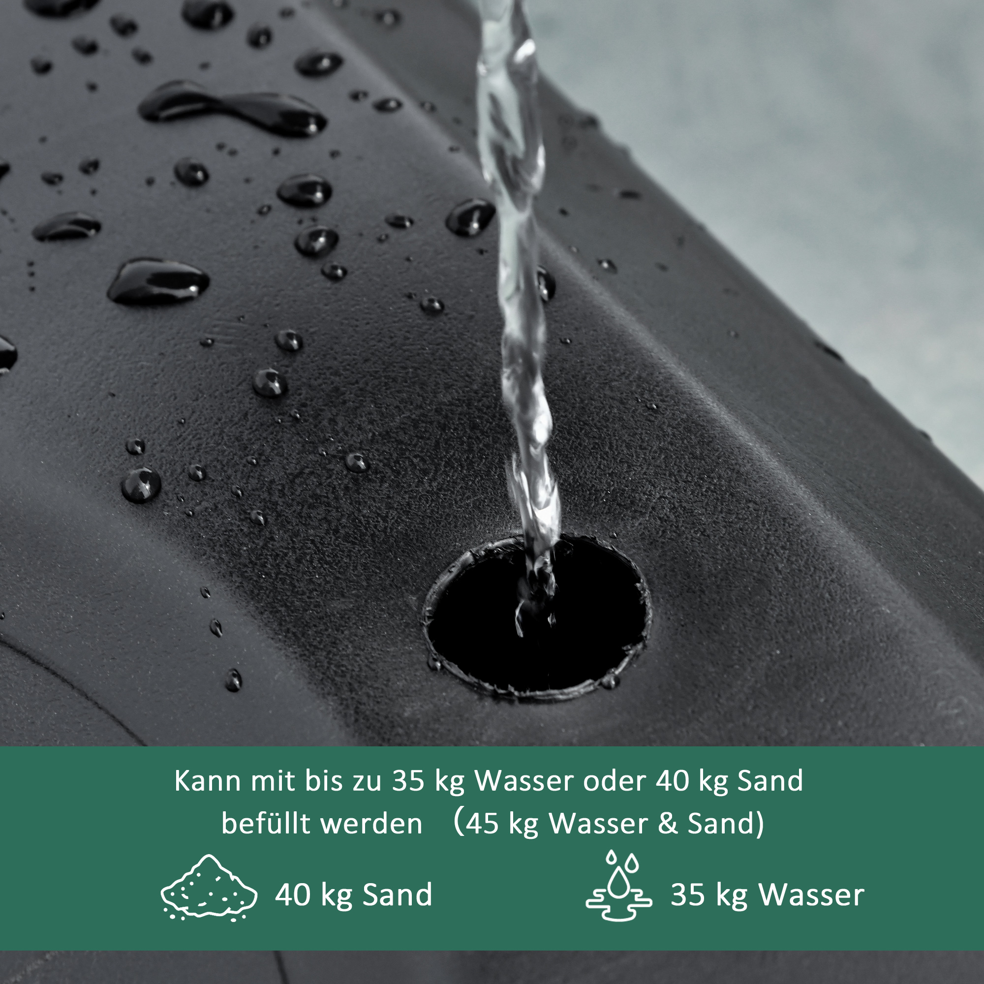 Basketballständer mit Rollen 83x55cm Rückwand, Mobiler Basketballkorb mit Ständer, verstellbare Korbhöhe 156 bis 210 cm, Basketballanlage für Jugendliche, fürs Außenbereich