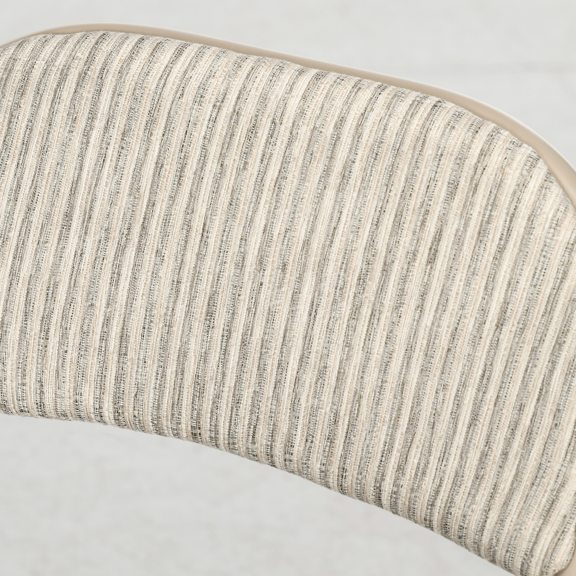 6er-Set Klappstühle, Tragbare Bürostühle, Stahlbeine, Faltstuhl für Büro, Empfang, Wartezimmer, Leinenoptik Beige