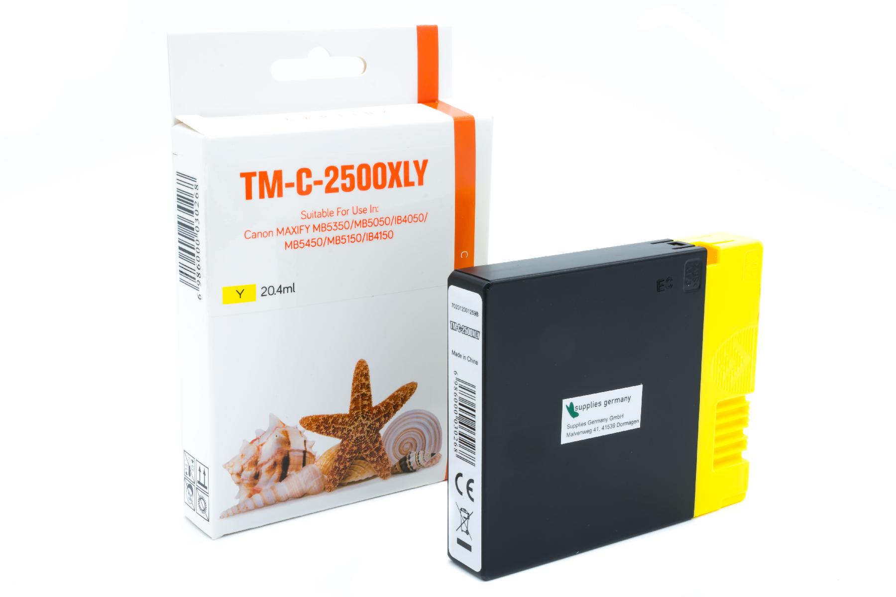 PGI2500YXL alternativ Seestern Tinte yellow für / 9267B001 / 20,4ml
