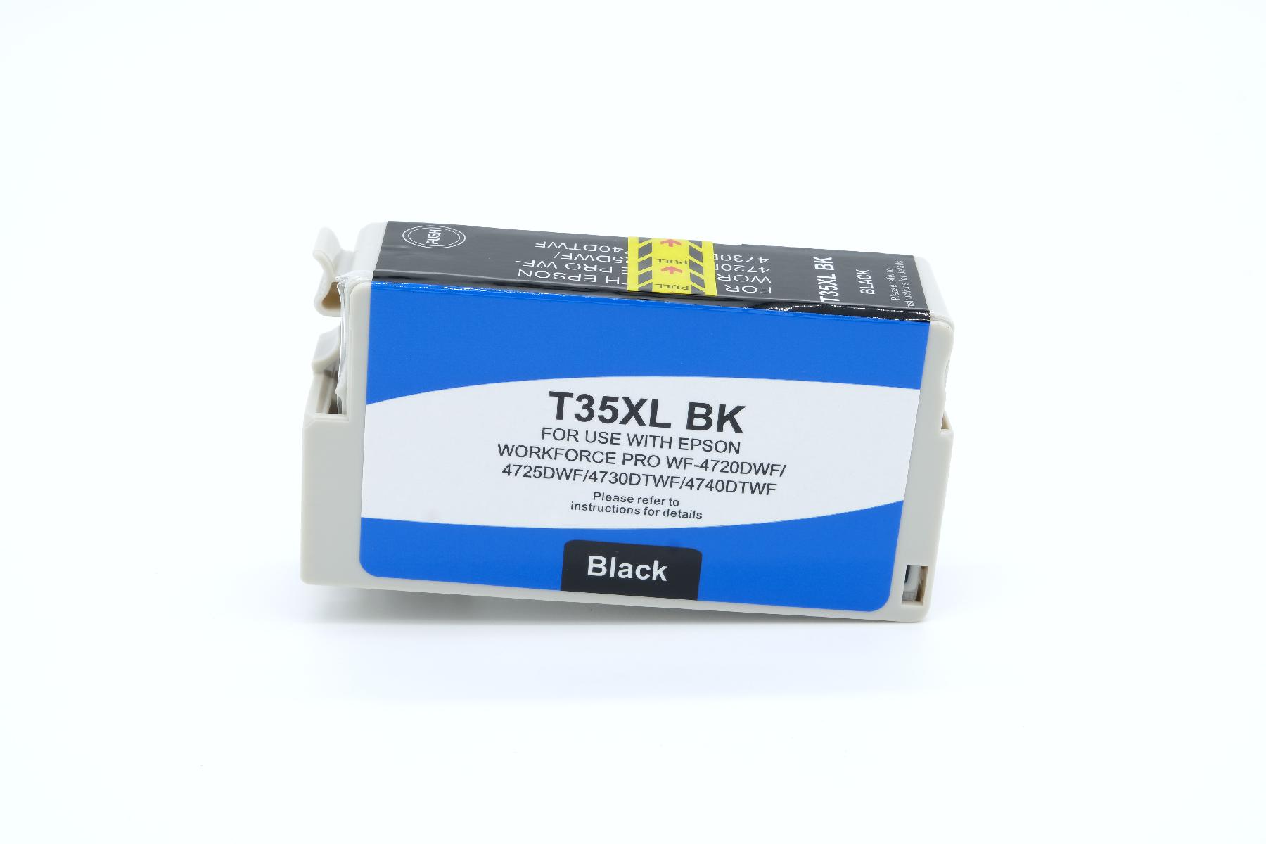 T35XLBK alternativ Tinte black für Epson / C13T35914010 / 2.600 Seiten