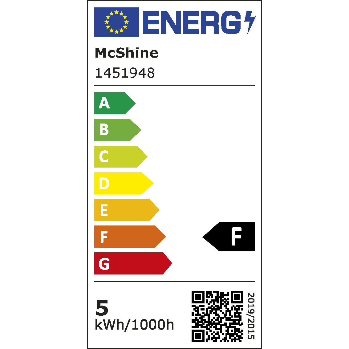 LED-Modul McShine, 5W, 400 Lumen, 230V, 50x23mm, neutralweiß, 4000K, step-dimmbar