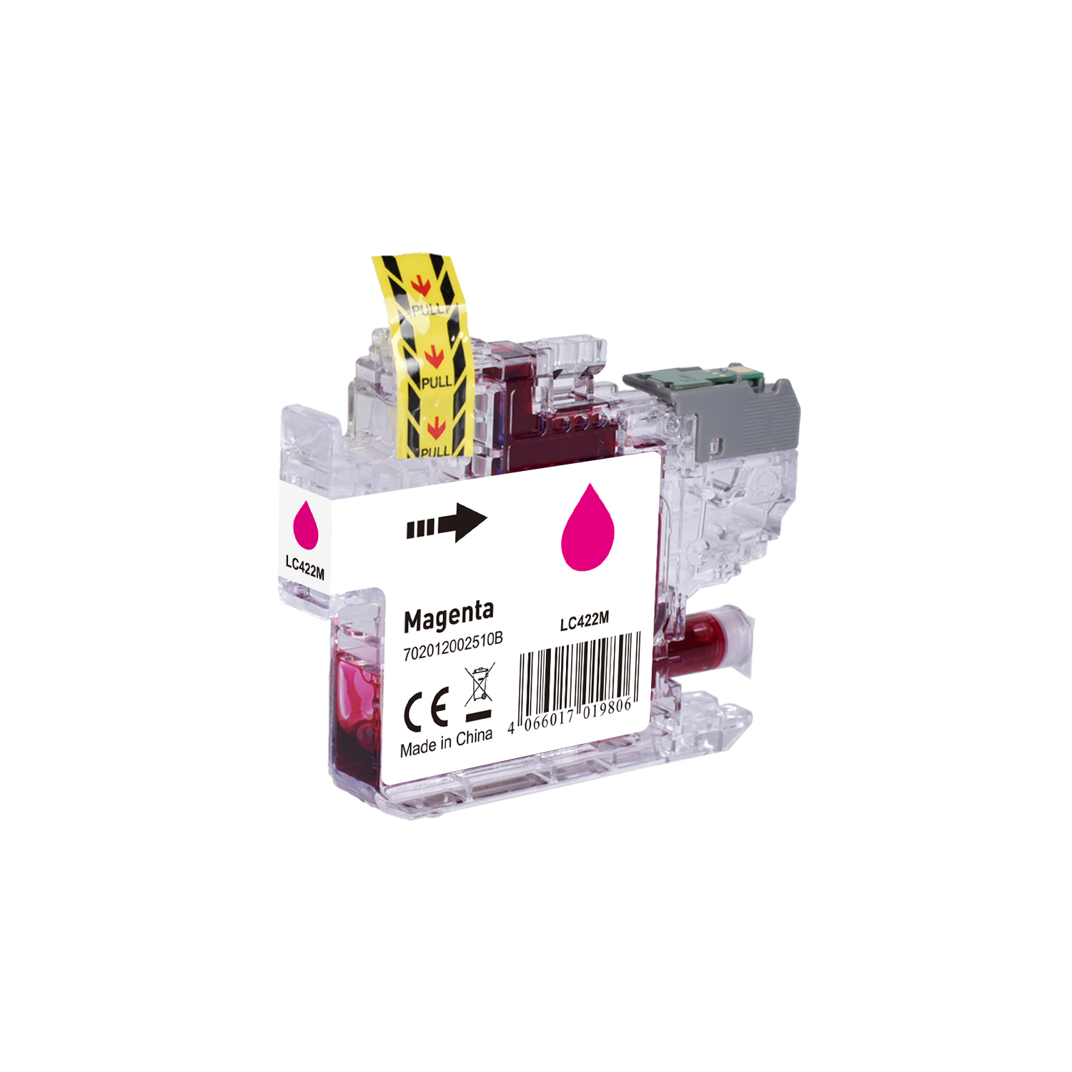 LC422M alternativ (Pigment) Tinte magenta für Brother / LC422M / 10ml