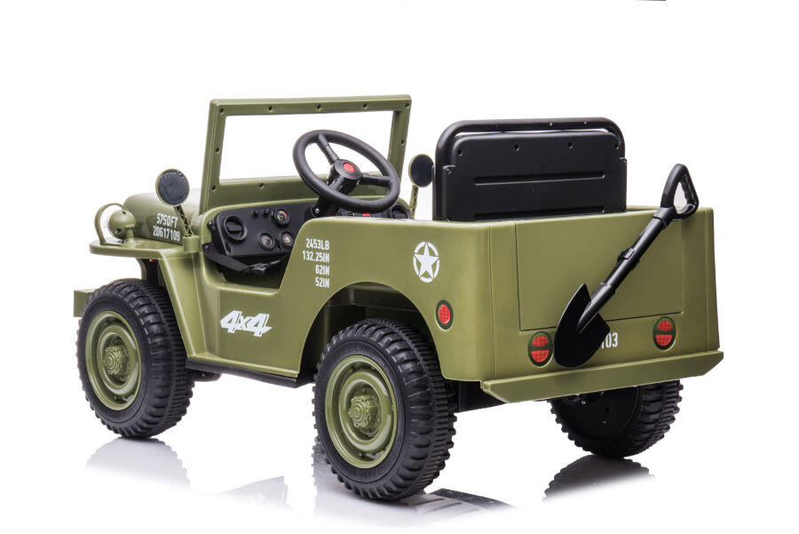 Kinderfahrzeug Offroad Militär Grün