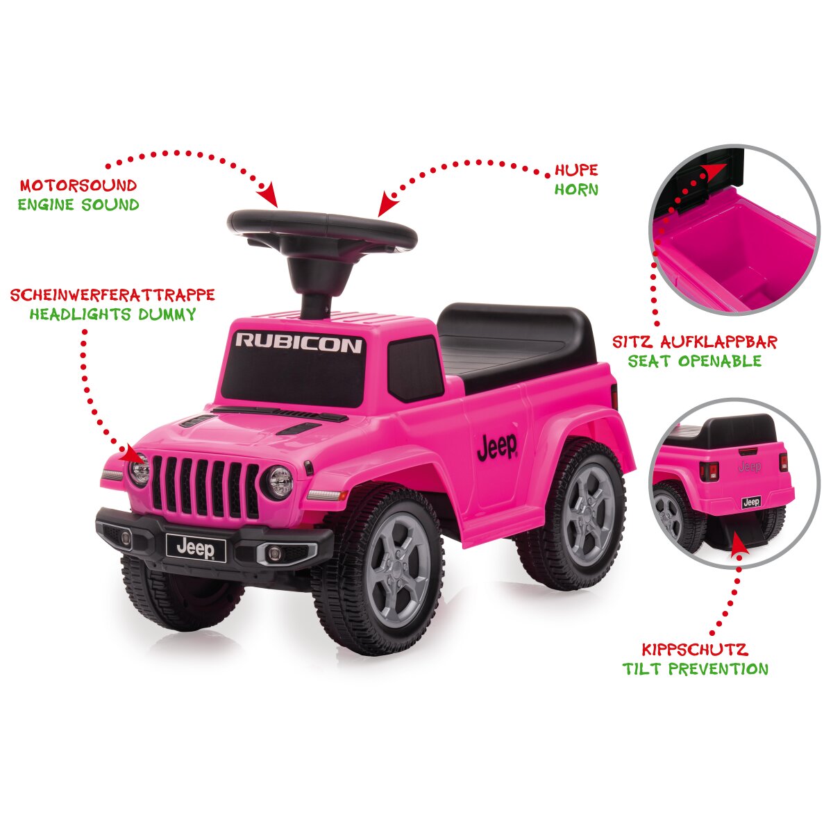 Rutscher Jeep® Gladiator pink Rutscher Jeep® Gladiator pink