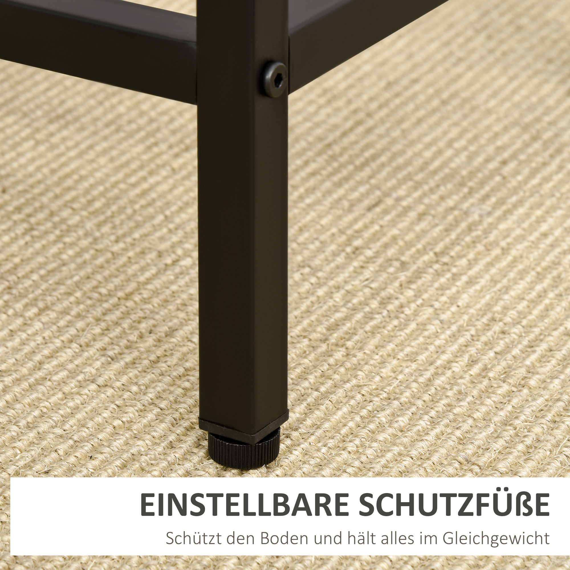 Bartisch-Set Stehtisch mit 4 Barhockern 5-teiliges Tischset Stahl Eiche