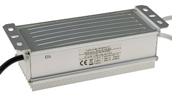LED-Trafo IP67 wasserdicht, 1-60W, Ein 220-240V, Aus 12V= Konstantspannung