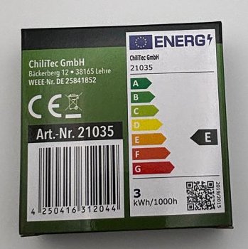 LED-Aufbauleuchte "ABL-R90" warmweiß, 3W, 12V= , 2900K, 337lm