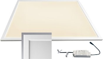 LED Licht-Panel "CTP-62 Office" warm, 62x62cm, 3000K, 40W, 3750lm, UGR16