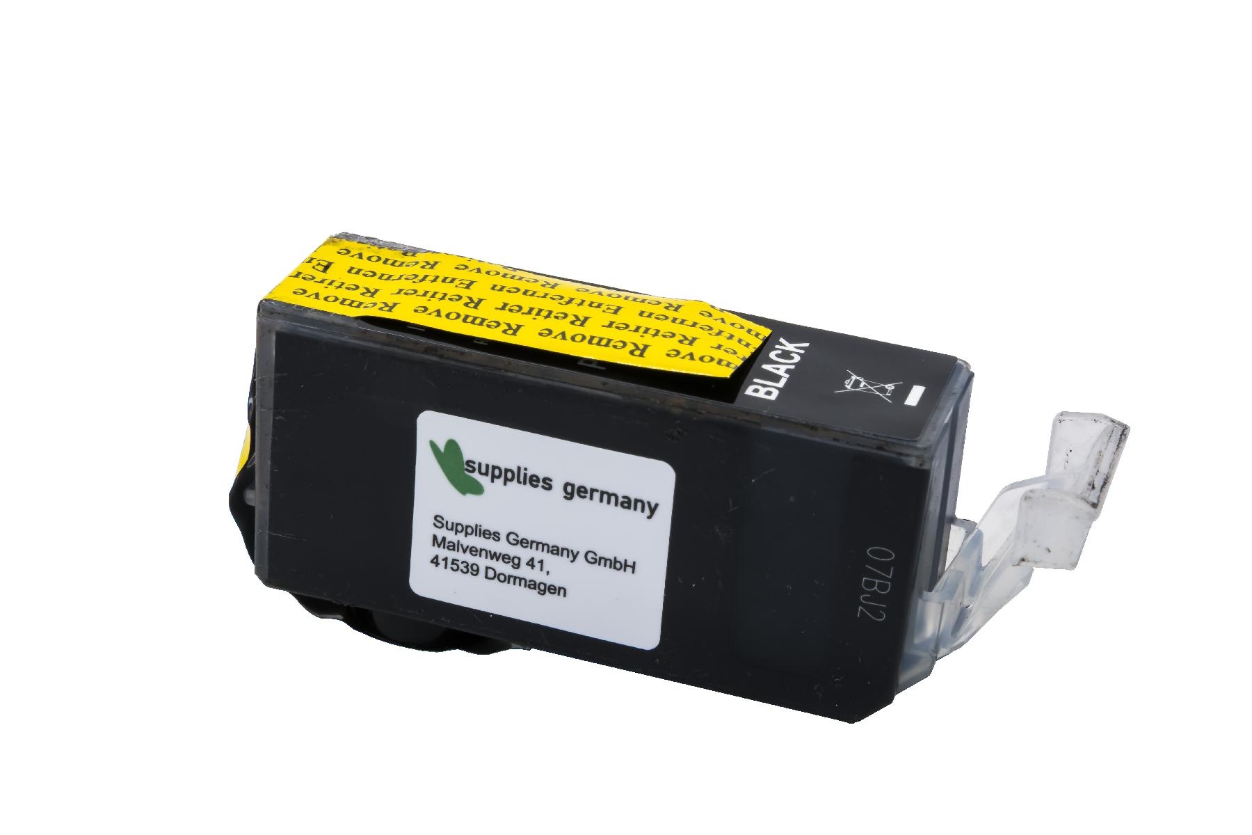 PGI520BK alternativ Tinte black für Canon / 2932B001 / 21ml / mit Chip
