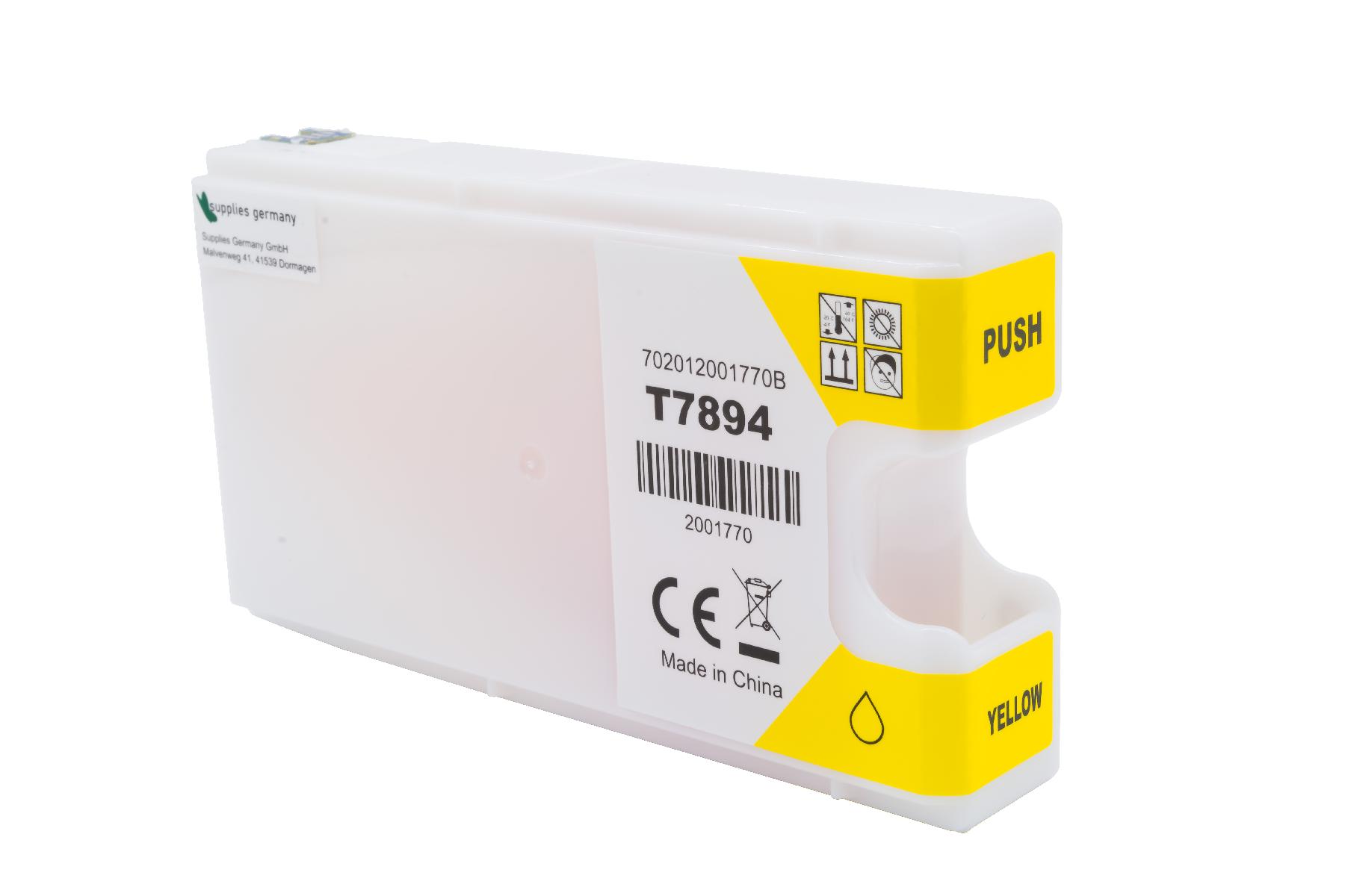 T7894 alternativ Tinte yellow für Epson / C13T789440 / 35ml