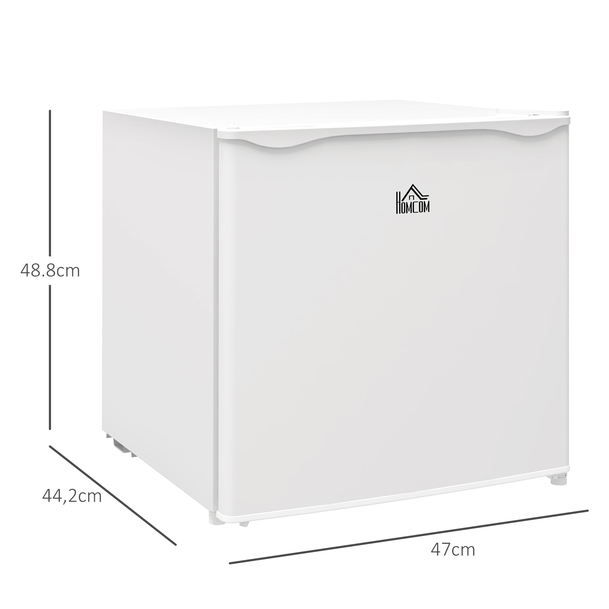 Mini-Gefrierschrank, 35 L Gefrierbox, 5-stufige Temperaturregelung, Weiß