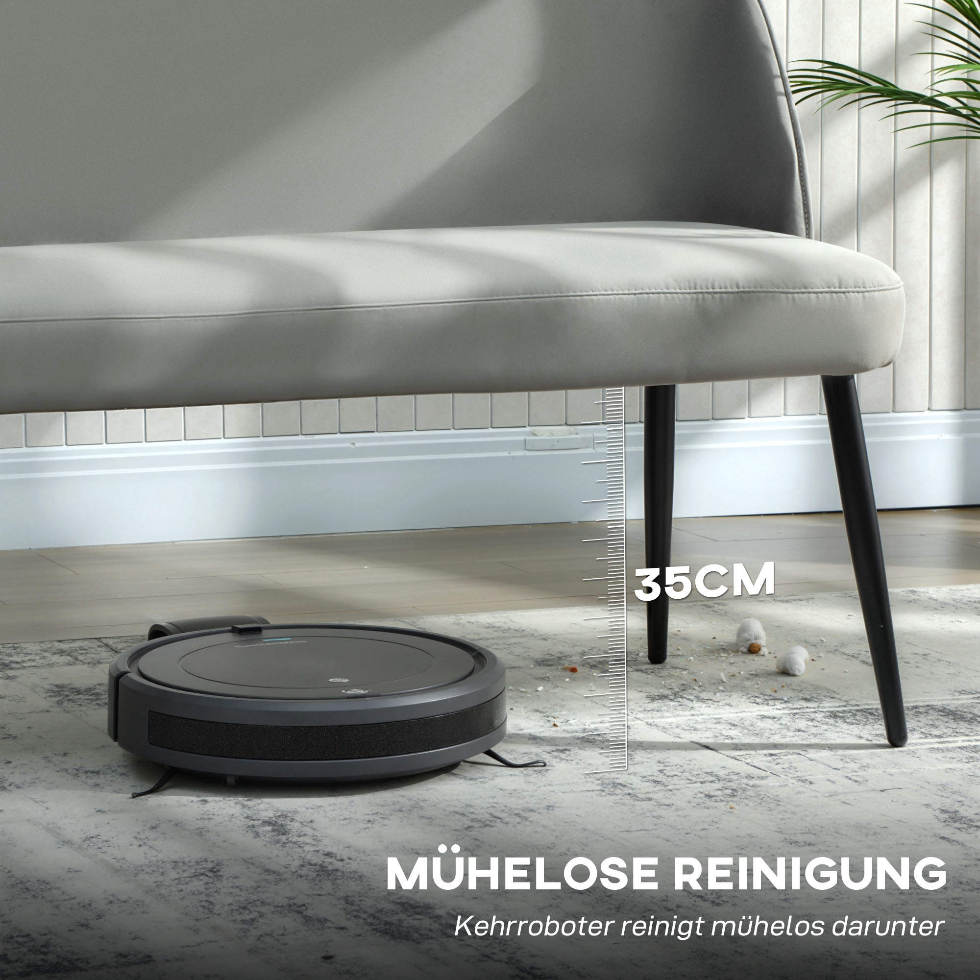 2-Sitzer-Sofa, moderne Polstercouch mit Metall- und Holzrahmen, samtartiger Stoffbezug, Grau