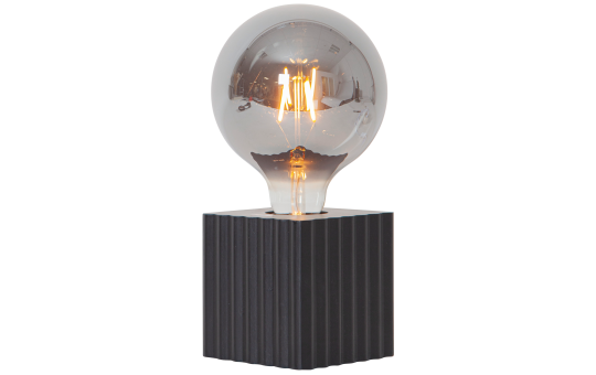 LED-Lampe ''Plain Smoke'', E27, 80lm,  2100K, 12x17,8,cm, 1,8W