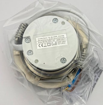LED-Einbauleuchte "Flat-32dim" warmweiß / 80x32mm, 5W, 590lm, Edelstahl gebürstet