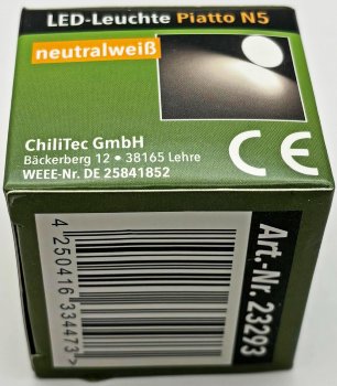 LED-Modul "Piatto N5" neutralweiß / 38°, 4200K, 230V, 5W, 380lm, 50x24mm