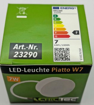 LED-Modul "Piatto W7" warmweiß, 120°, 2900K, 230V, 7W, 540lm, 50x24mm
