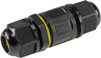 Kabelverbinder 3-polig, IP68, 450V/24A / Schraubanschluss, für Kabel Ø 6-11mm