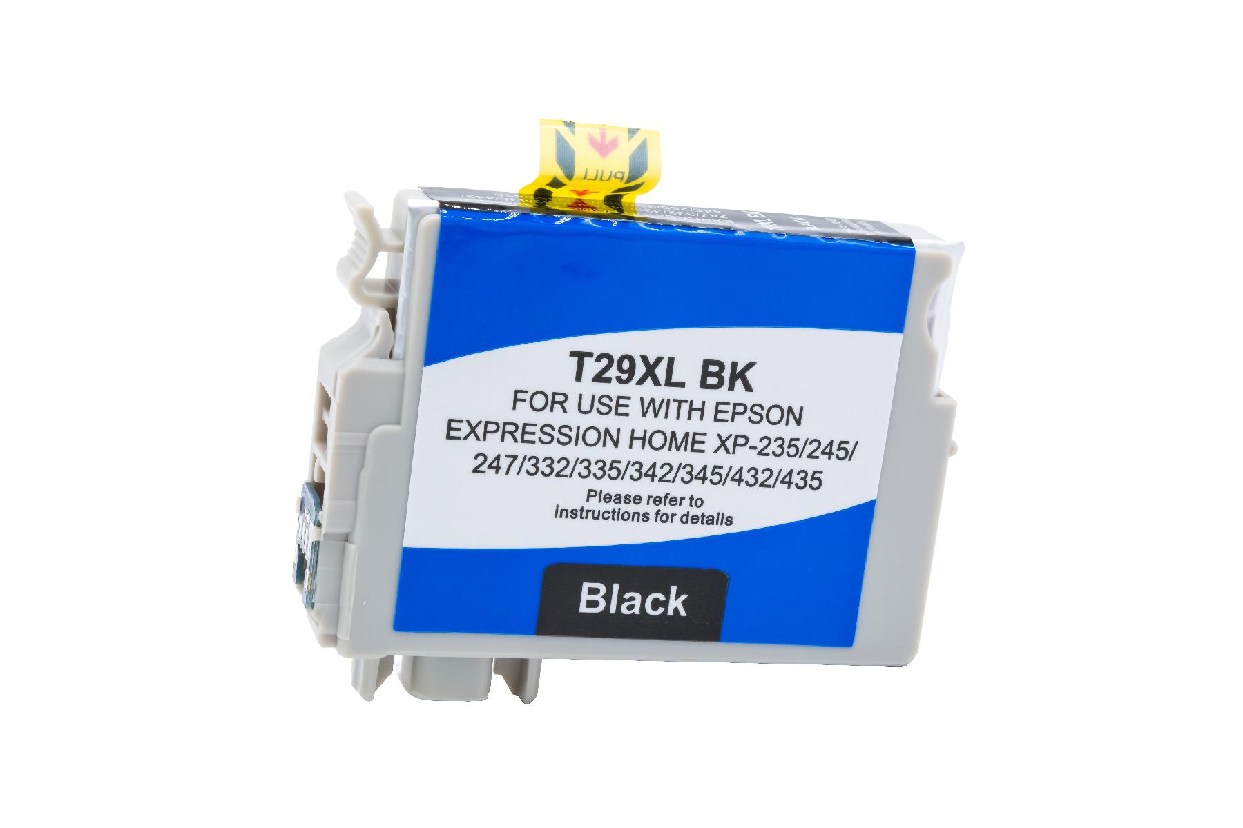 T29XLBK alternativ Tinte black für Epson  / C13T29914010 / 14,6ml
