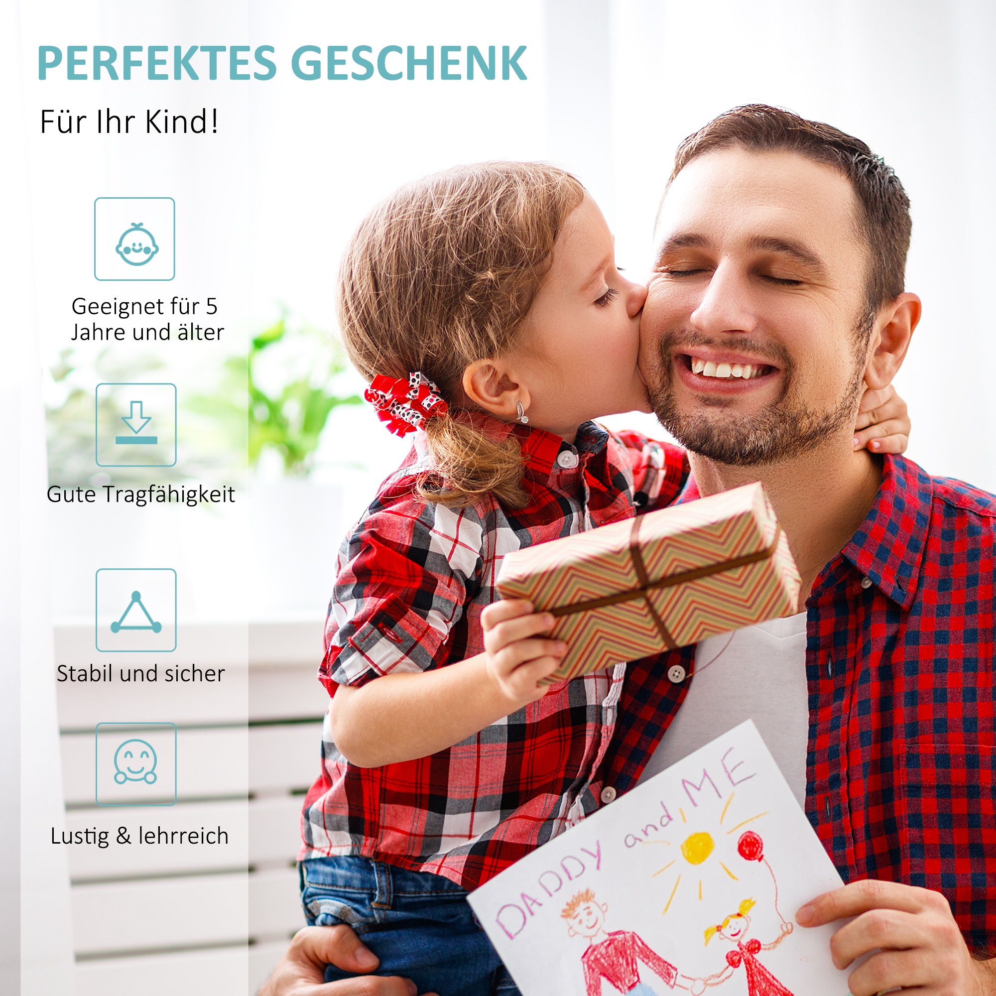 Kinderroller Lenker Verstellbar Scooter Tretroller Cityroller Kinder Roller Kickboard mit Luftreifen 12 Zoll ab 5 Jahre Blau 120 x 58 x 75-80 cm