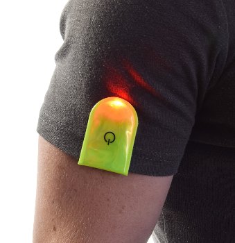 Sicherheitslicht mit Magnet-Verschluss / Rot blinkende LED