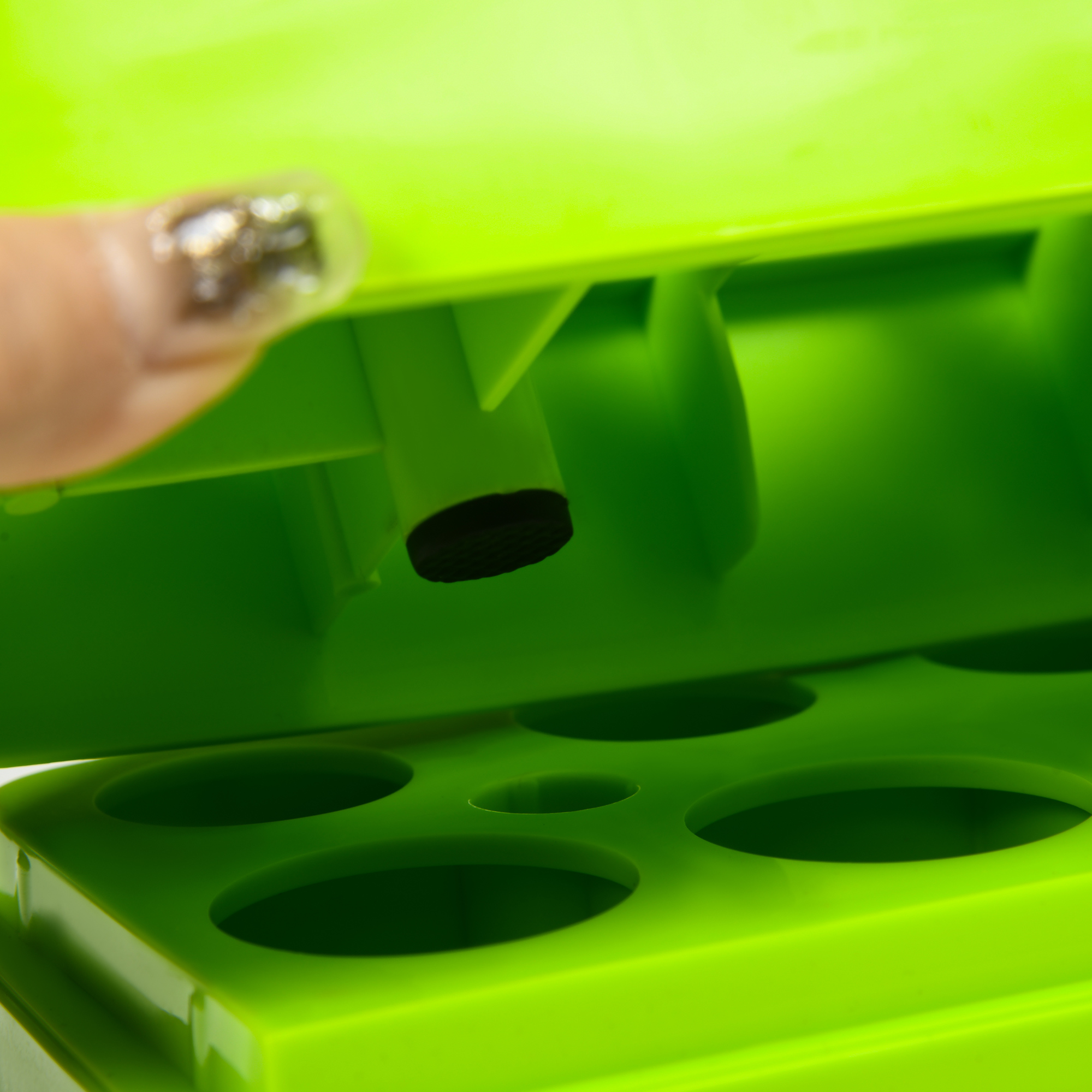 Aerobik-Stepper, 3-stufig höhenverstellbar, bis 150 kg, 78 x 28 x 20 cm, Grau/Grün